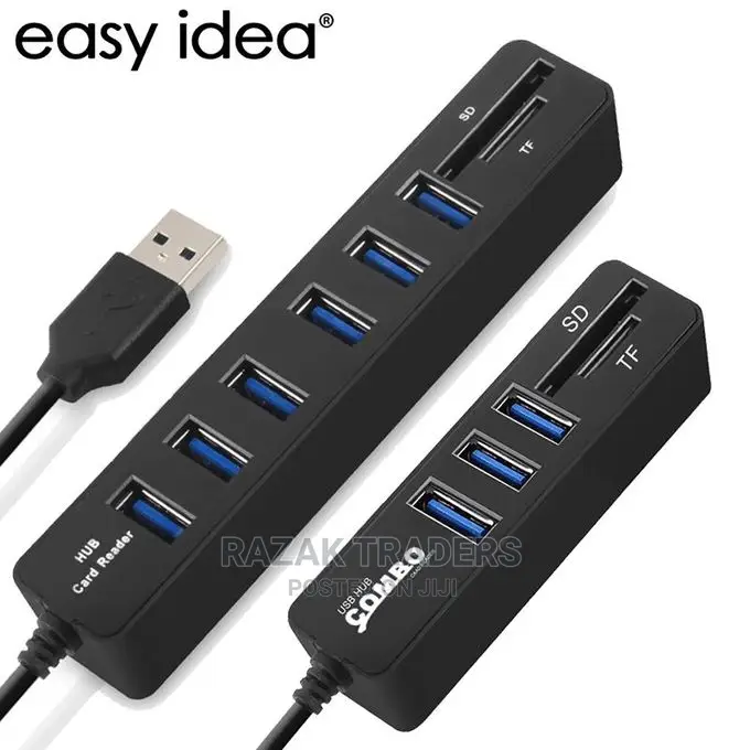 2.0 HUB 6 Port 90cm)USB Hub 3/6 Port Expander Adapter