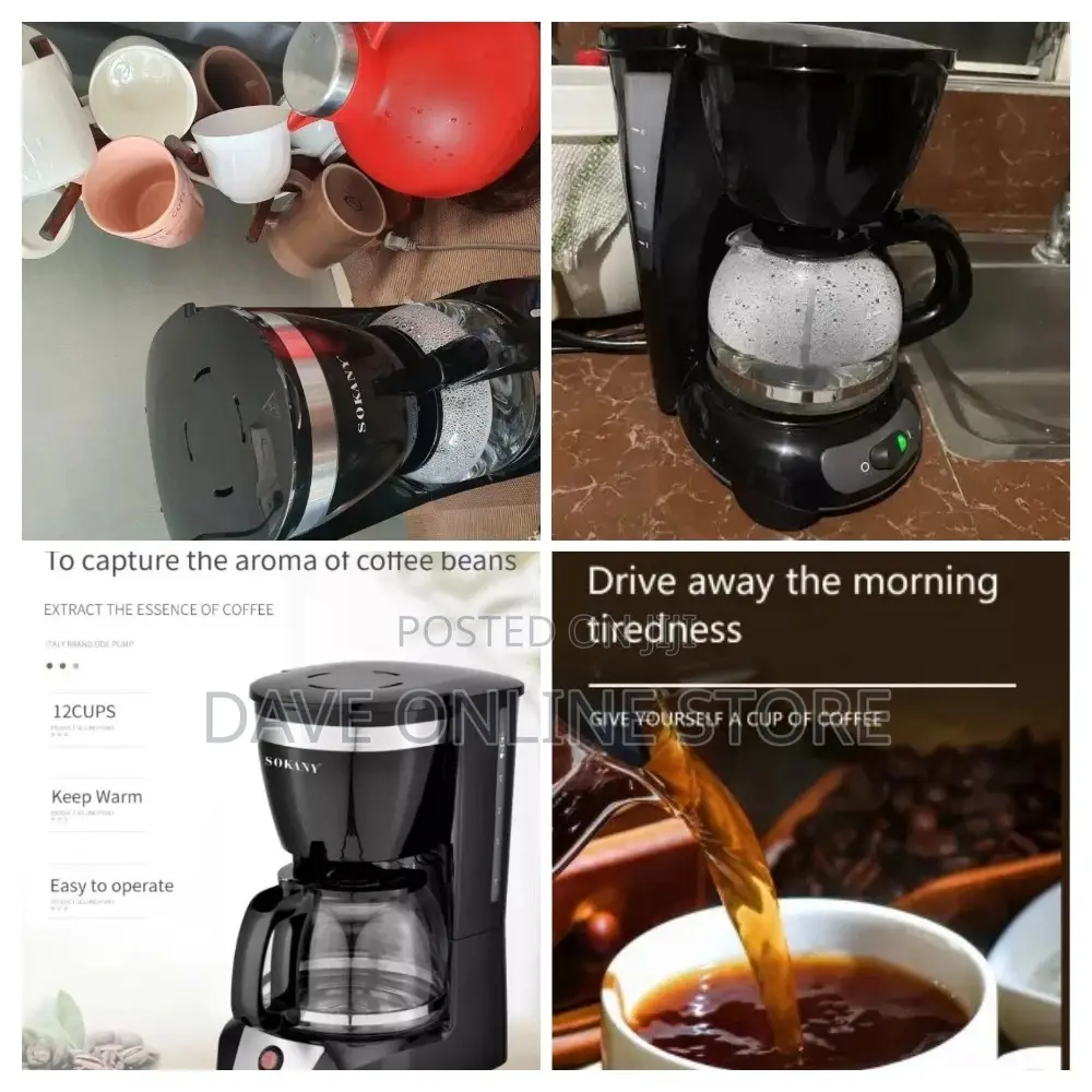 12 Cups Espresso Coffee Maker.