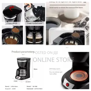 12 Cups Espresso Coffee Maker.