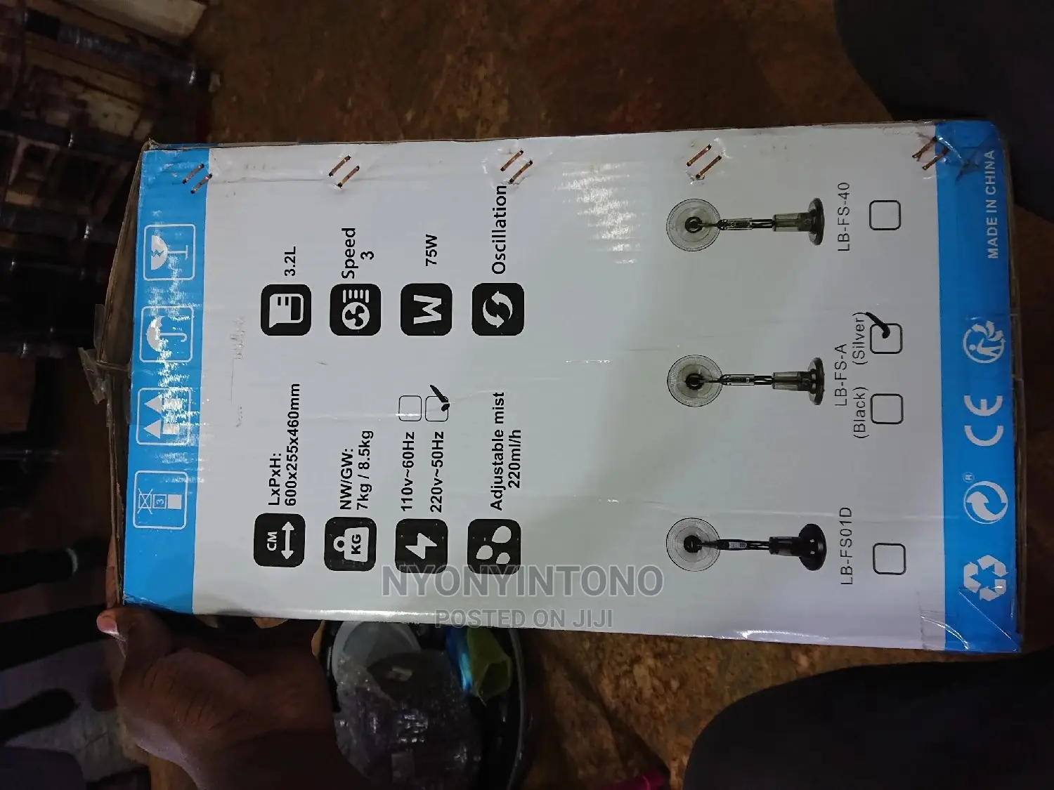 Adjustable Mist Fan