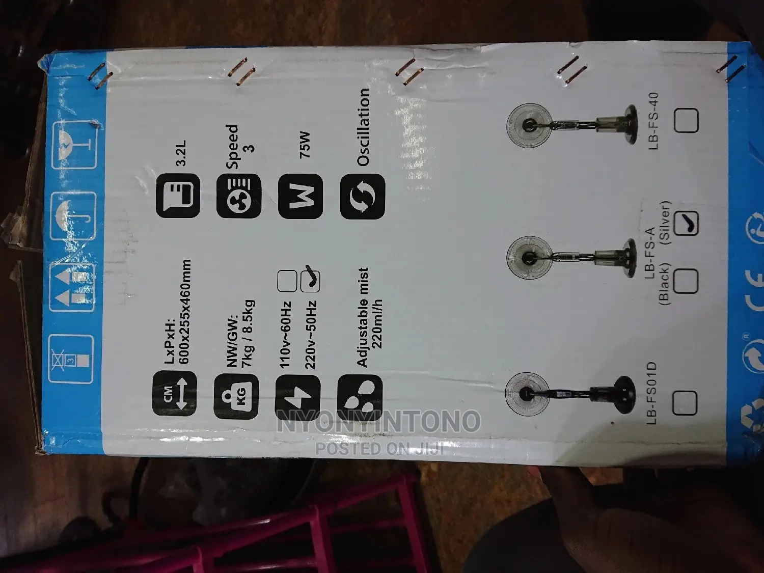Adjustable Mist Fan