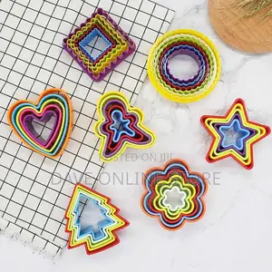 Biscuit Baking Mold Plastic Cookie Cutter Set