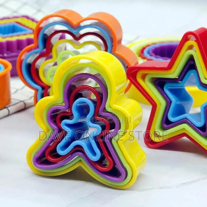 Biscuit Baking Mold Plastic Cookie Cutter Set