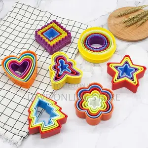 Biscuit Baking Mold Plastic Cookie Cutter Set