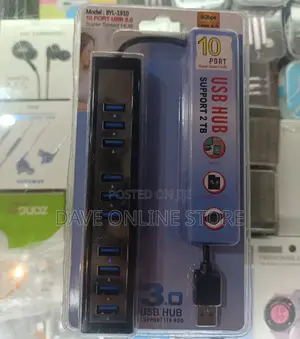 Ten Port Fast USB Hub