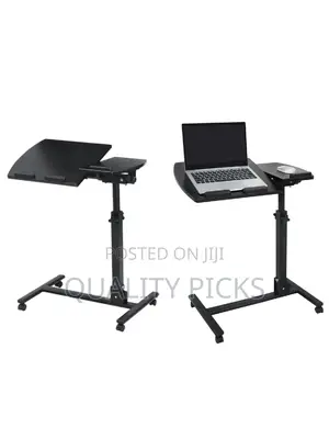Adjustable Rolling Laptop Stand