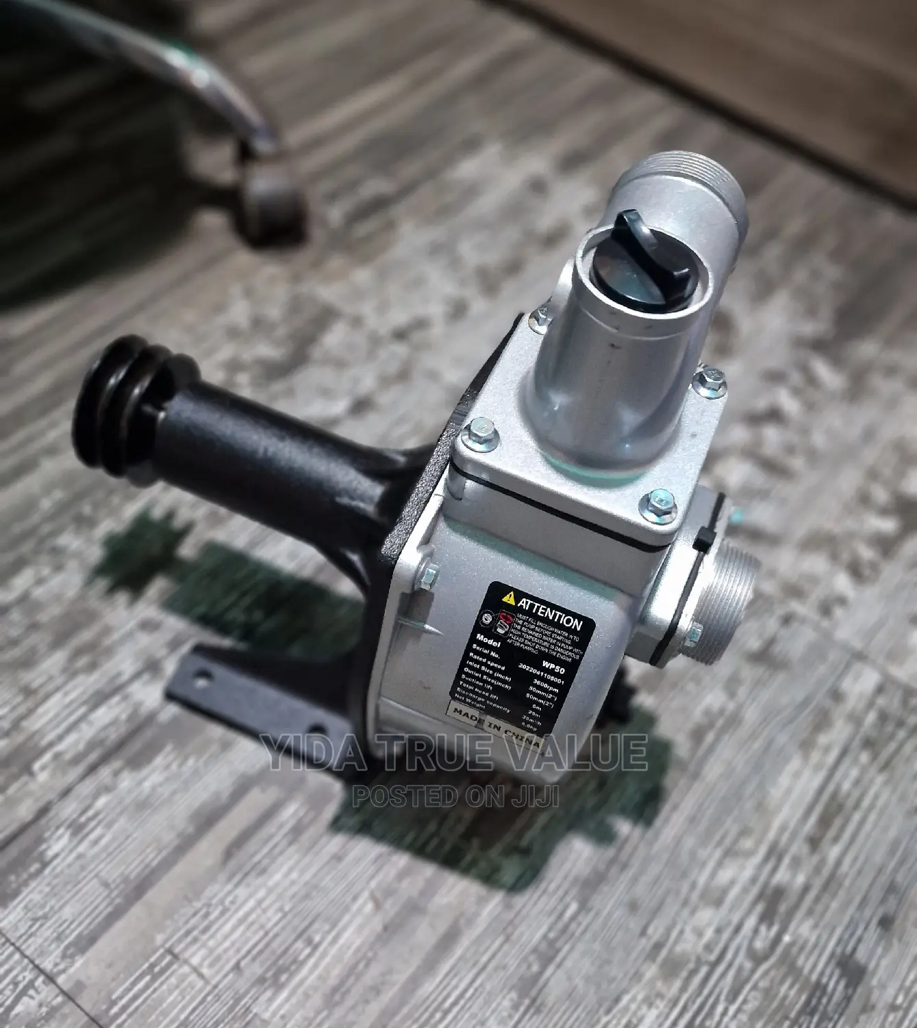 Water Pump With a Pulley