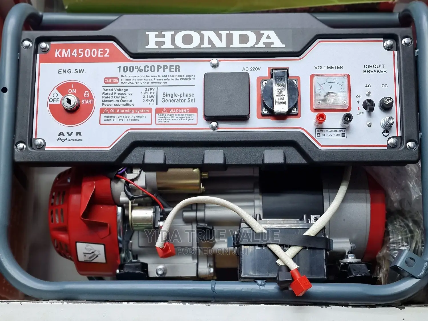 Honda Generator  % Copper