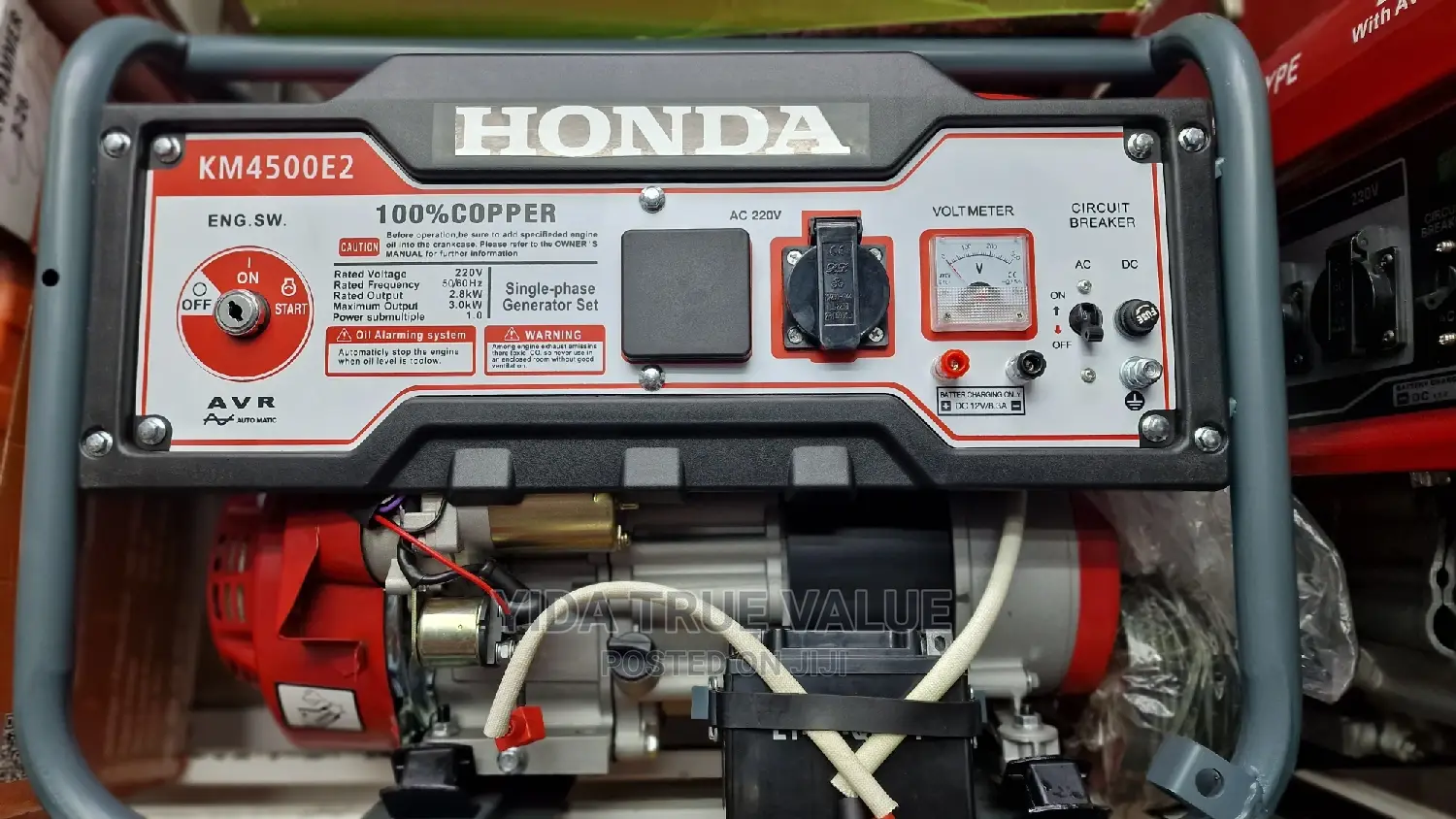 Honda Generator  % Copper