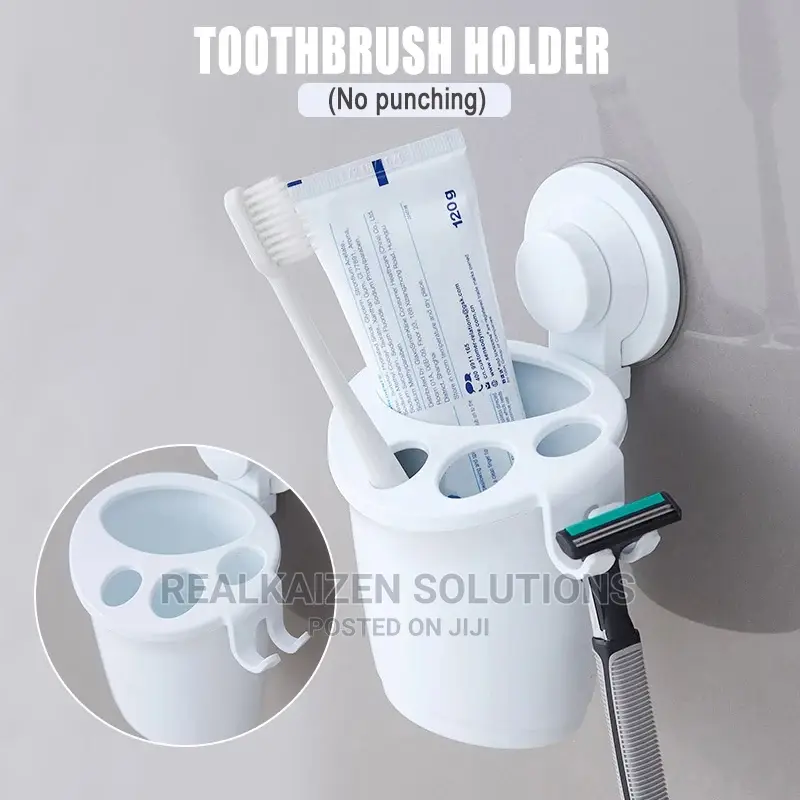 Wall Mounted 2kg Toothbrush Holder With Strong Suction