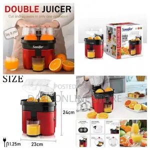 Double Electric Orange Juice Extractor