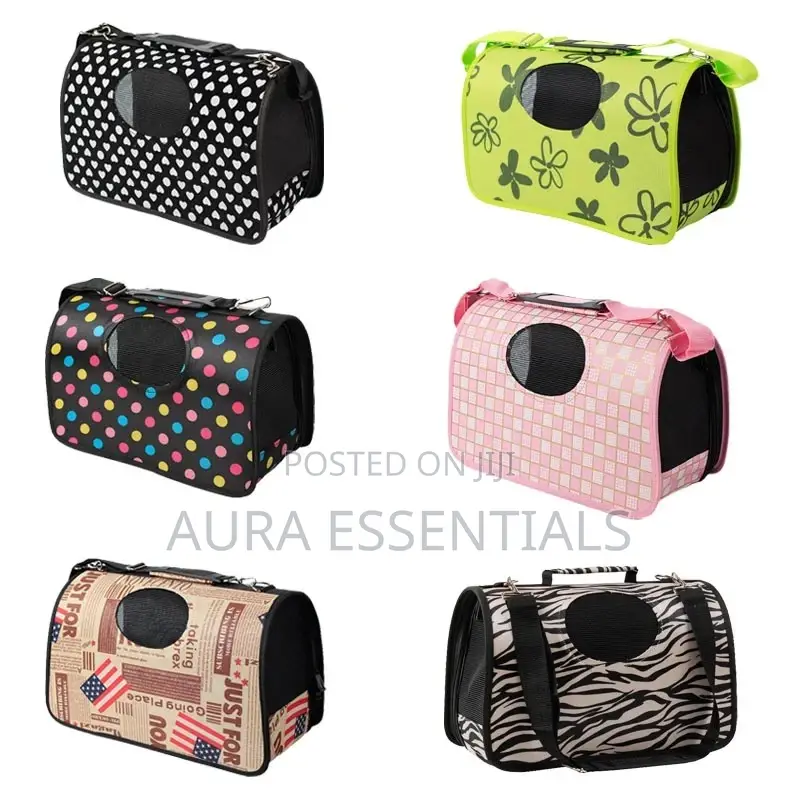 3pcs Foldable Mesh Breathable Pet/ Cat Carrier