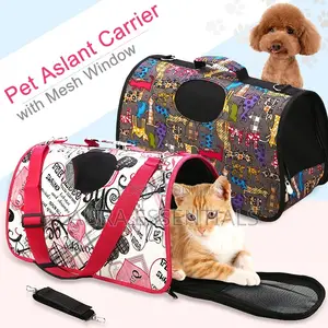 3pcs Foldable Mesh Breathable Pet/ Cat Carrier