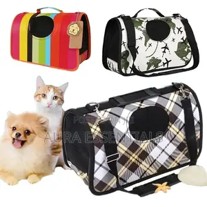 3pcs Foldable Mesh Breathable Pet/ Cat Carrier