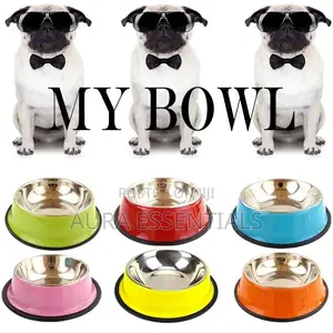 Cat/Dog Metallic Food Bowl