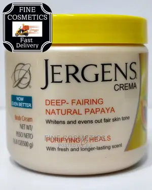 ORIGINAL Jergens Natural Papaya Deep Firming+ White'ng Cream