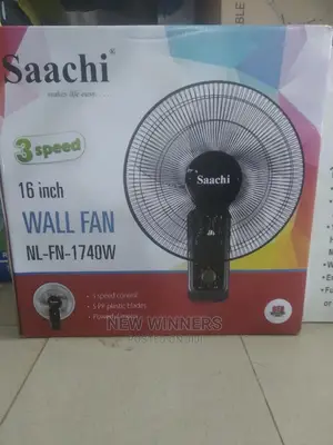 Sachi Black Wall Fan