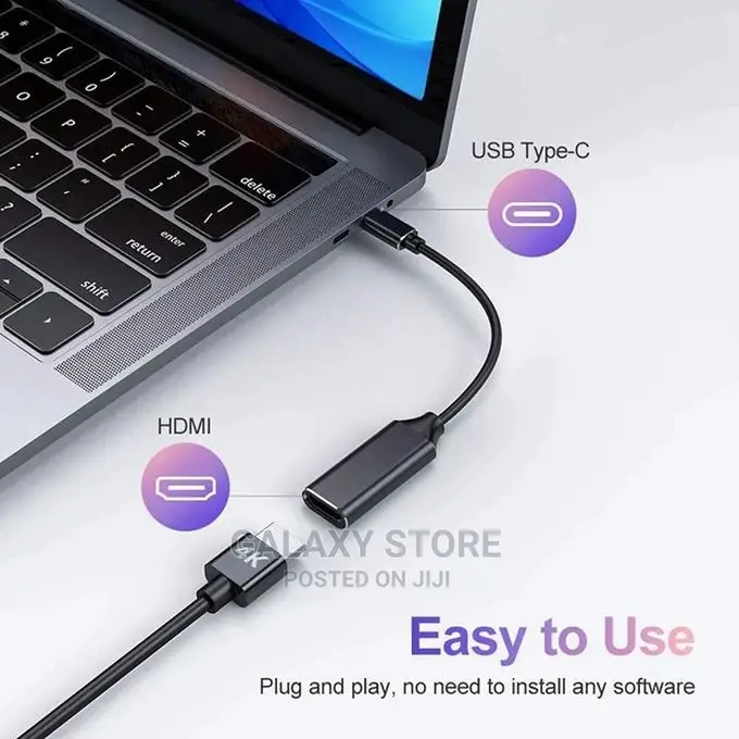 Usb C to Hdmi Adapter Type C-Hdmi Cable Adapter for Macbook