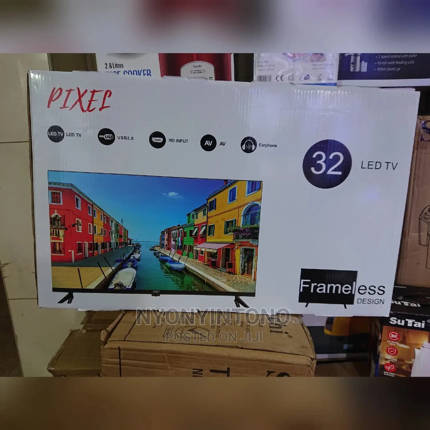 Frameless 32" Pixel Digital Tv
