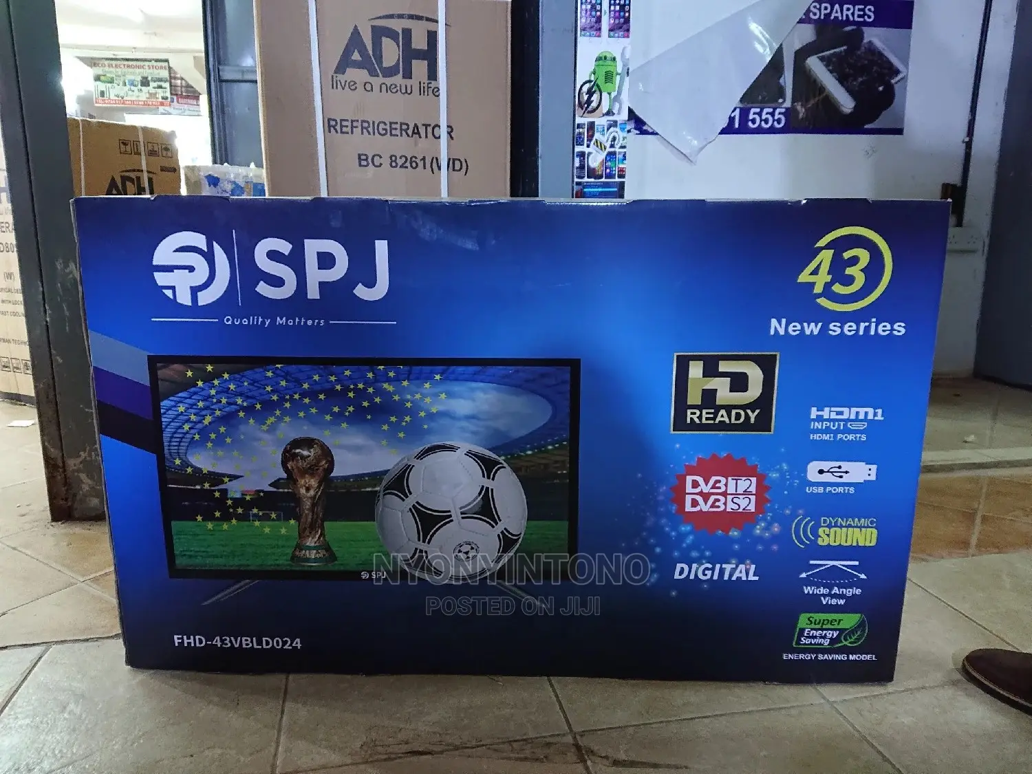 Spj 43" Digital Tv With Free to Air Inbuilt Decorder