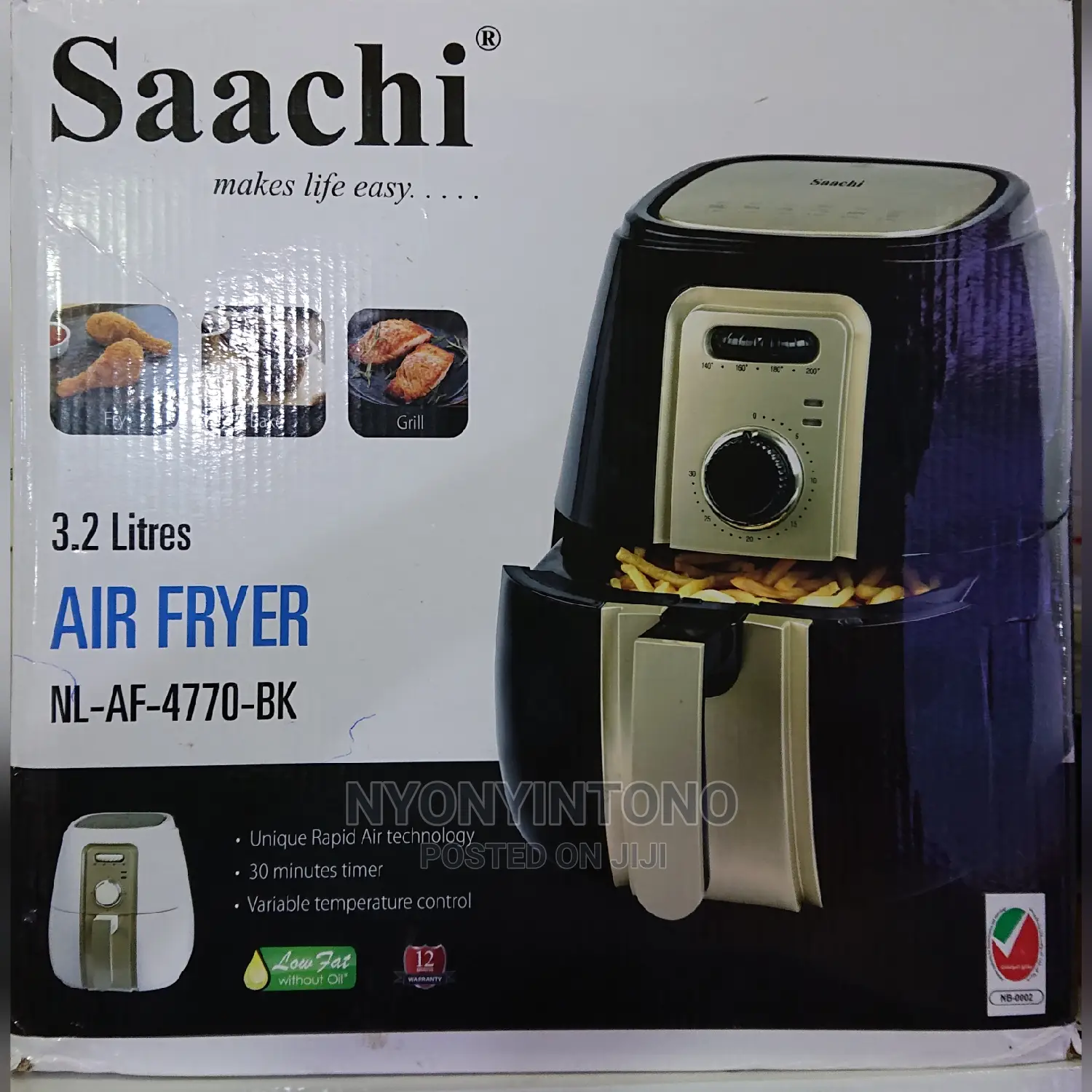 3.2L Air Fryer Saachi