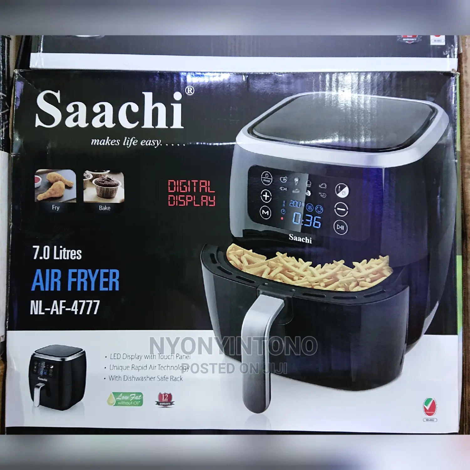 Saachi 7 Liters Digital Air Fryer