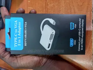 Type C to VGA, HDMI 2in One