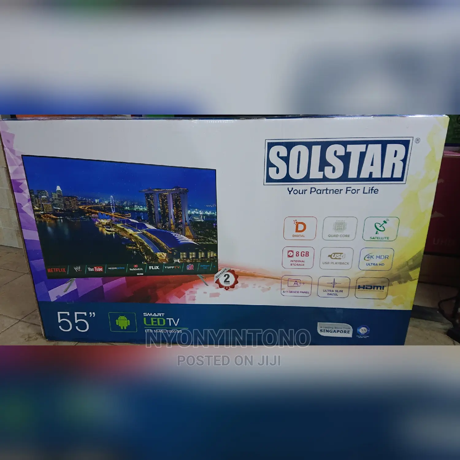 Solstar 55" Android Smart Tv