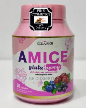 AMICE GLUTA BERRY Skin Whitening Tabs by COLLARICH 30capsule