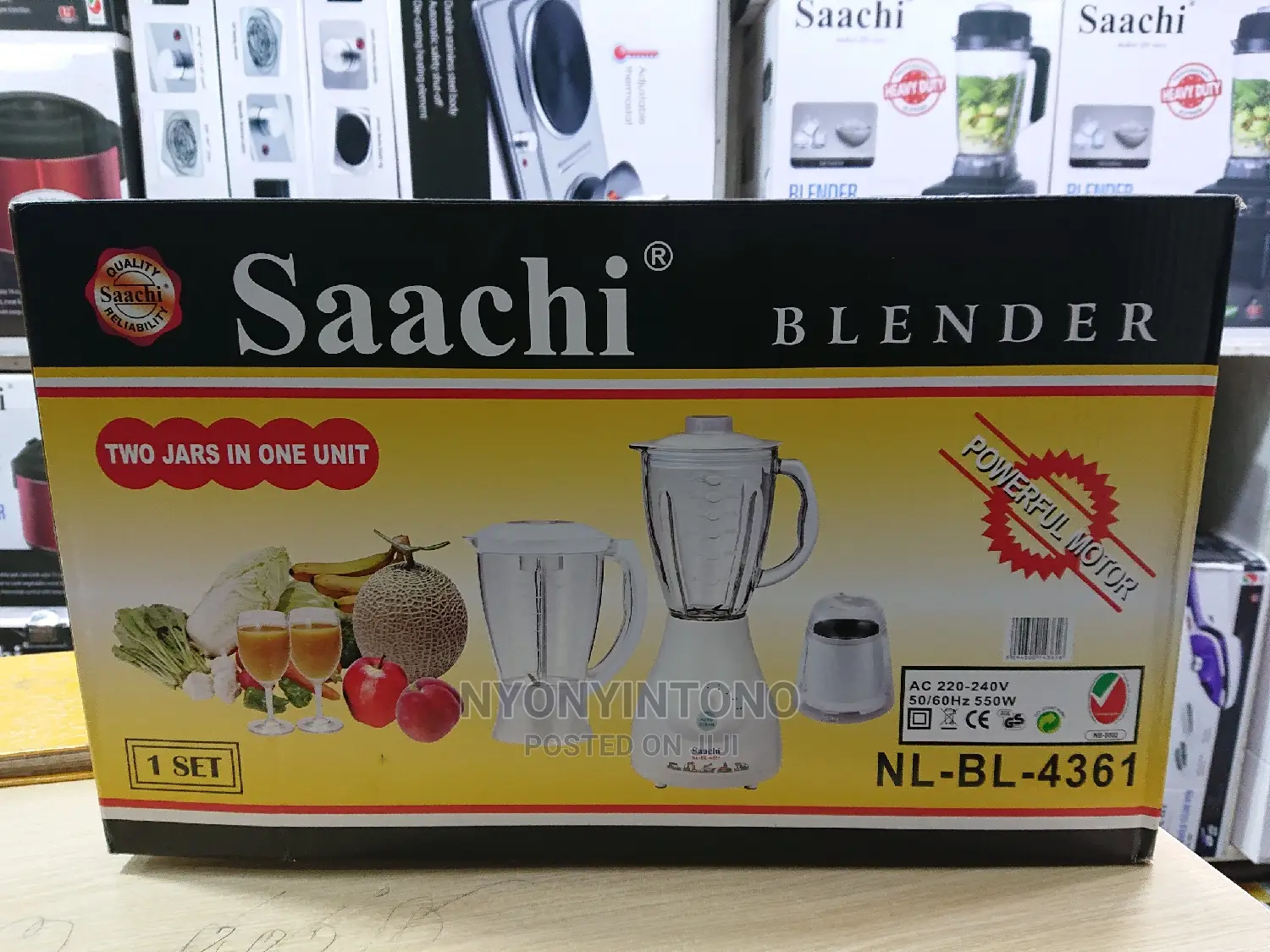 Saachi 3 in 1 Blender