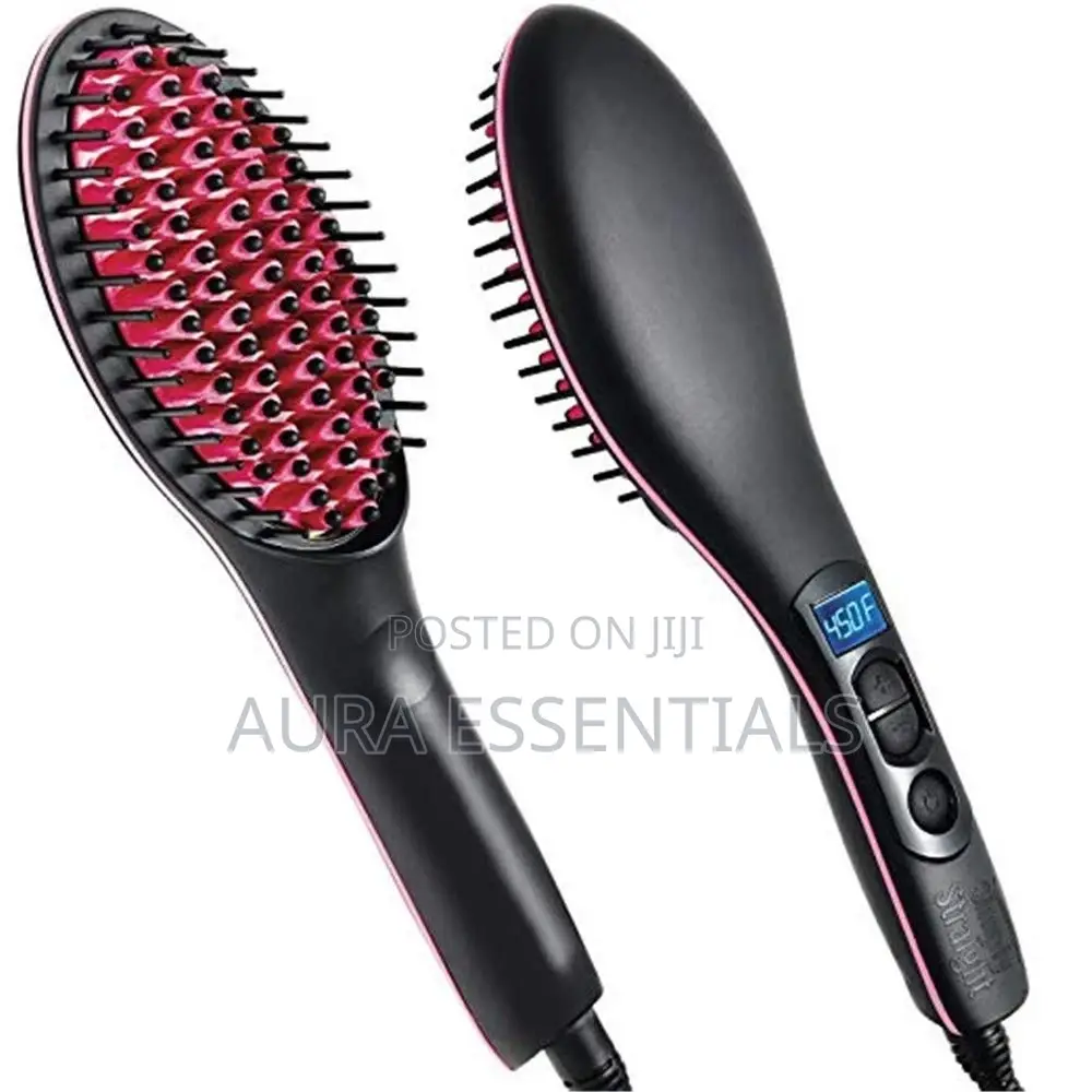 Hair Brush Straightener