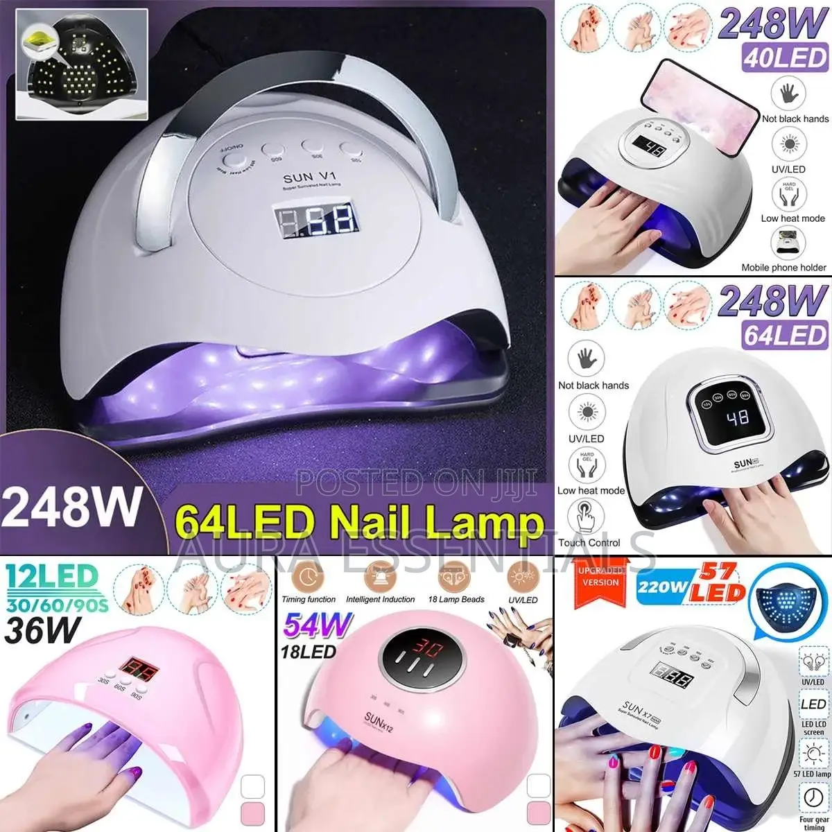 UV LED Nail Polish Lamp