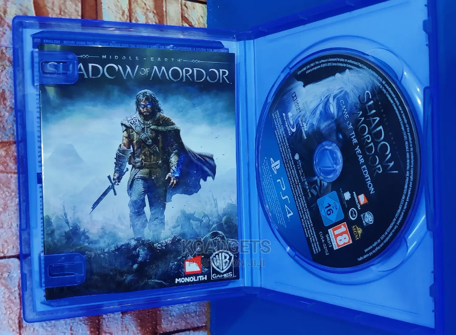 Ps4 Middle-Earth Ox Shadow