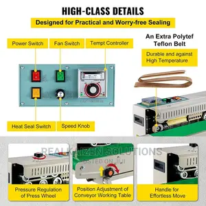 Automatic Horizontal Continuous Plastic Bag Sealing Machine
