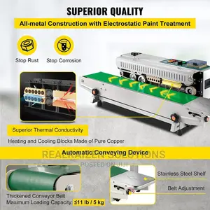 Automatic Horizontal Continuous Plastic Bag Sealing Machine
