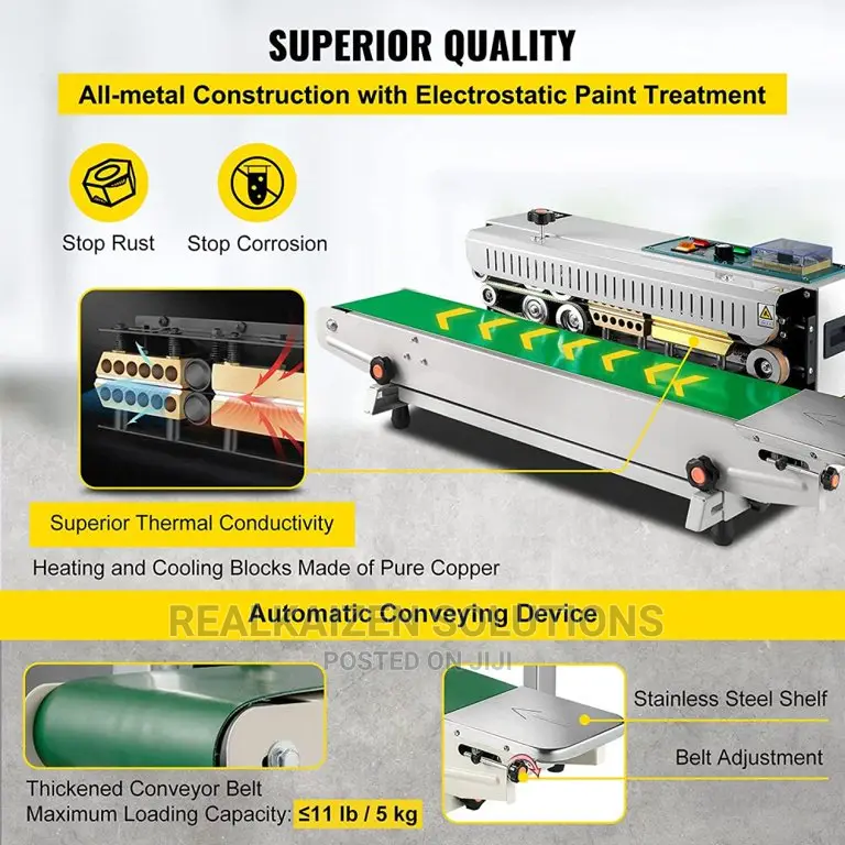 Automatic Horizontal Continuous Plastic Bag Sealing Machine