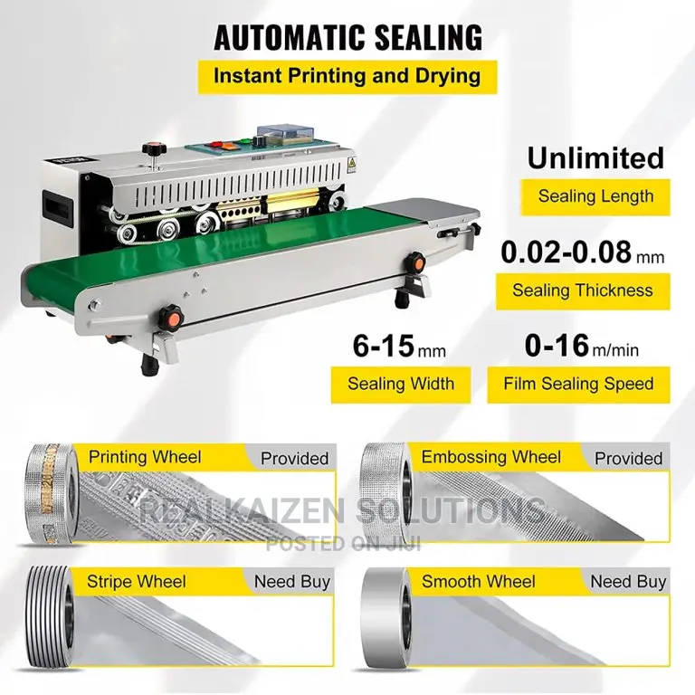 Automatic Horizontal Continuous Plastic Bag Sealing Machine