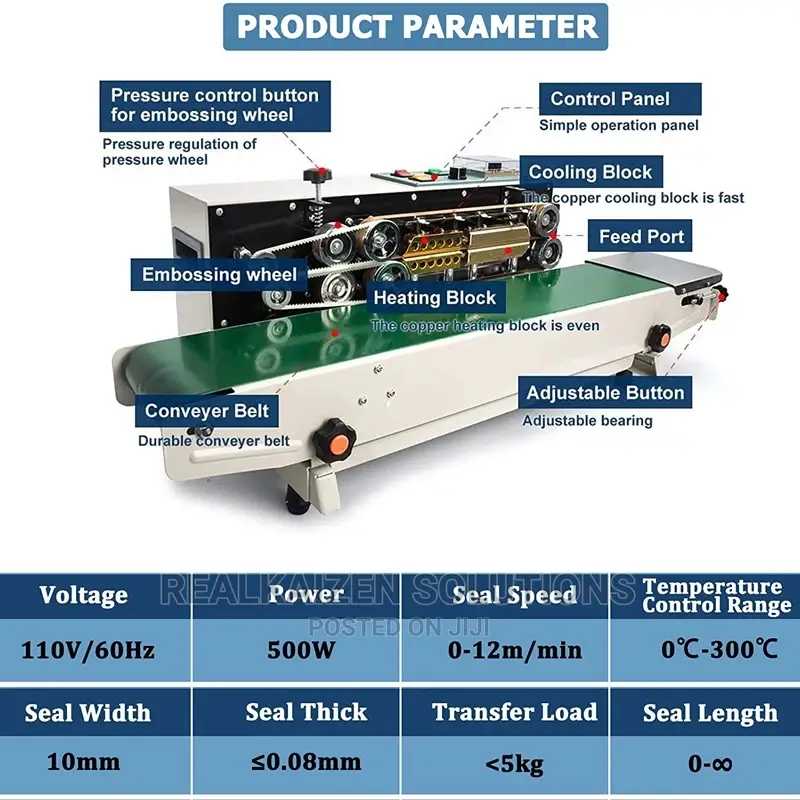 Automatic Horizontal Continuous Plastic Bag Sealing Machine