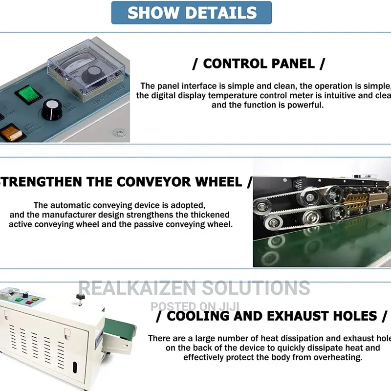 Automatic Horizontal Continuous Plastic Bag Sealing Machine