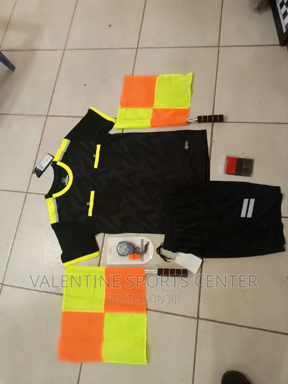 Referee Uniforms Jersey Original Material Full Set