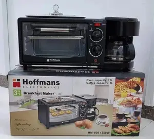 Hoffmans 3-in-1 Electric Breakfast Makers || 1250w || HM-509