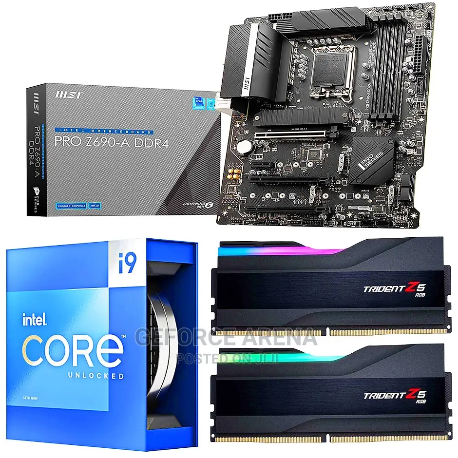 Msi PRO Z690-A + Intel I9 + 32gb Ddr5 RAM - Combo