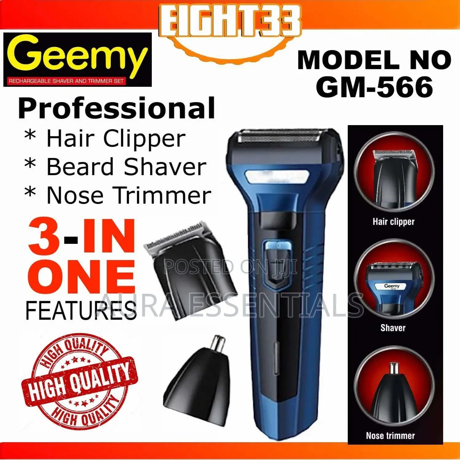Geemy GM-566 3in1 Clipper