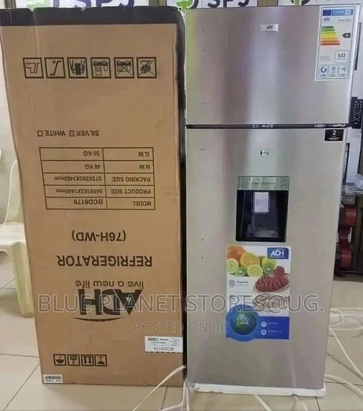 ADH 276litres Double Door Refrigerators With a Dispenser.