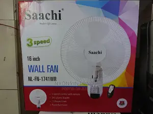 Saachi Wall Fan With Remote