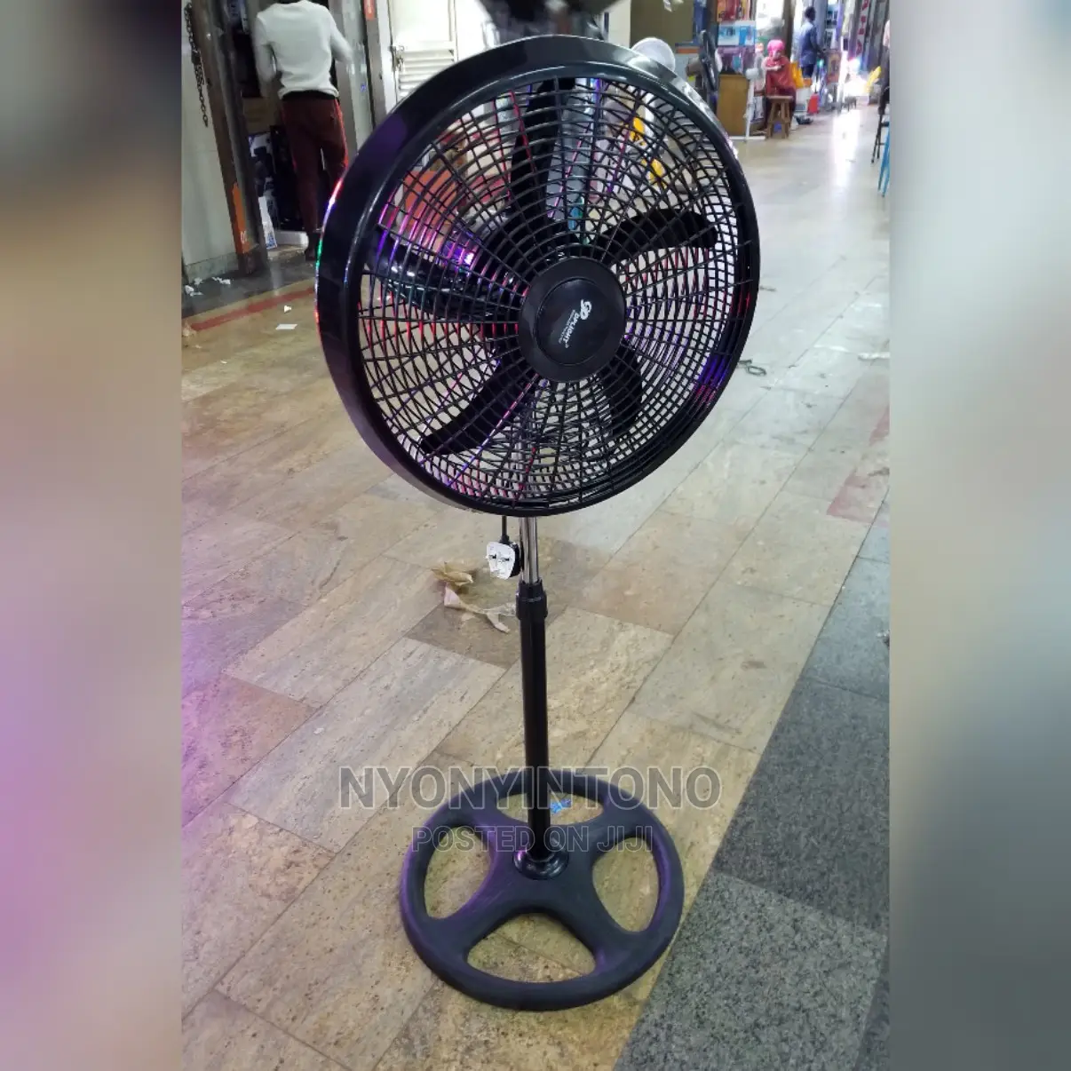 Black Stand Fan