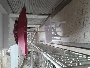 Square Table With Round Umbrella(Good for Bars Balcony)