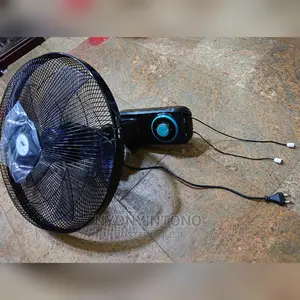 18" Wall Fan Black