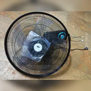 18" Wall Fan Black
