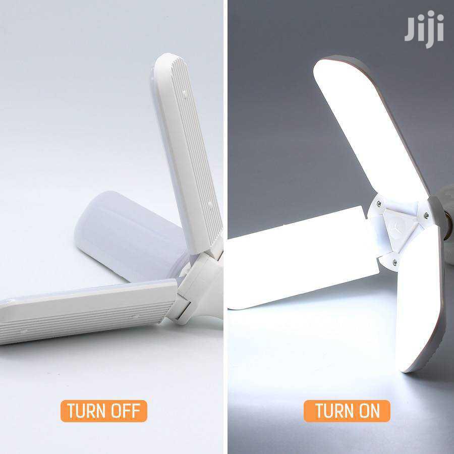 LED Super Bright Foldable Fan Shape Light E27 Pin 36W